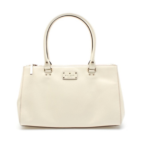 kate spade Handbags - [Kate Spade] Martine Wellesley Cream Leather Bag